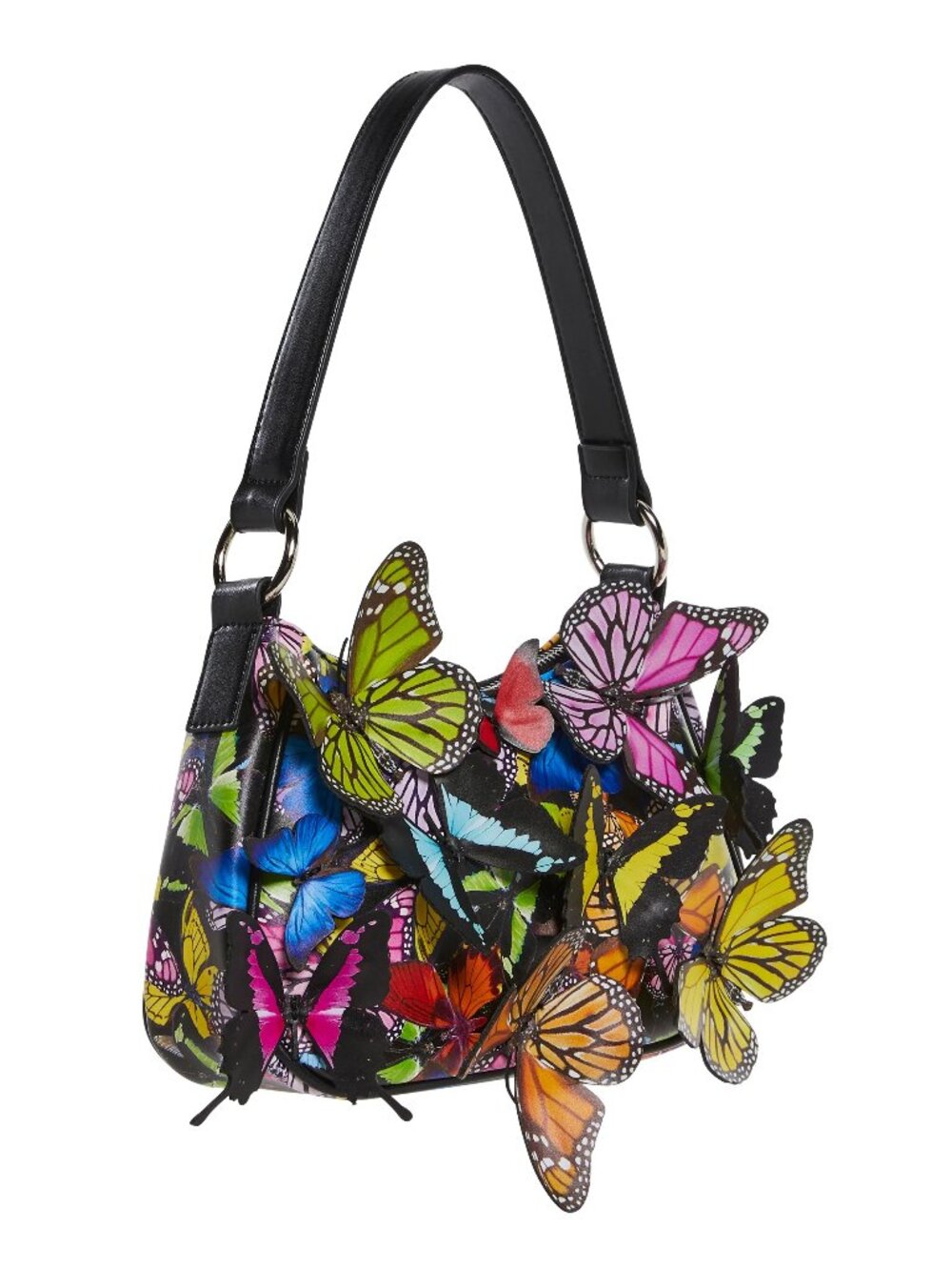 Butterfly Kaleidoscope Vision Shoulder Bag Purse NWT - Picture 2 of 5
